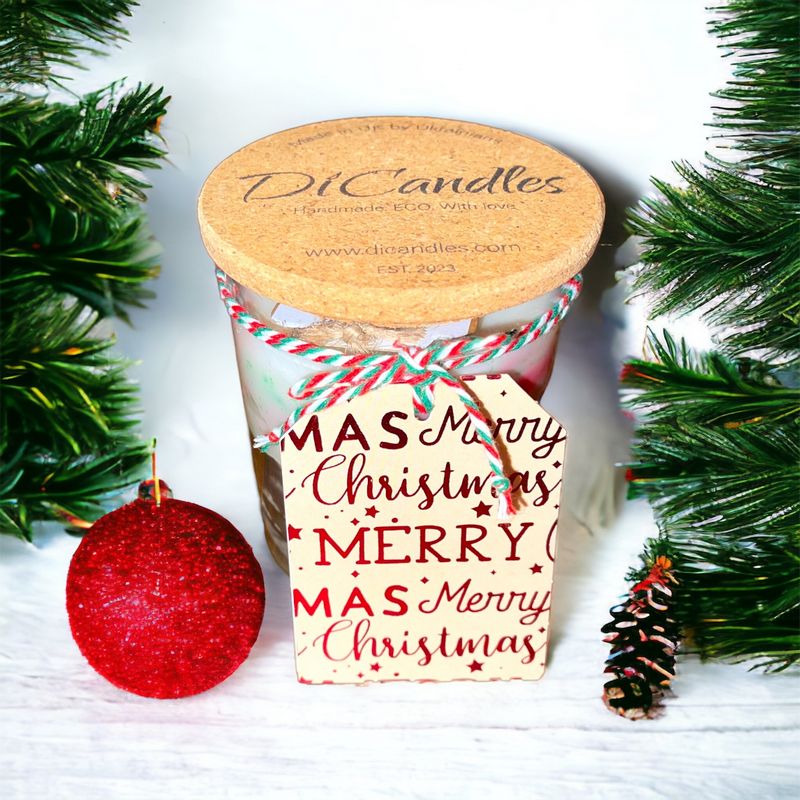 Christmas mood - Scented candle, Crimson cranberry sparkler, 210g