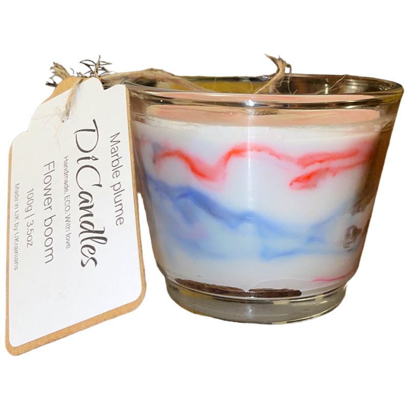 Marble plume - Scented candle, 100g
