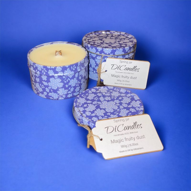 Spring jar - Scented candle, Magic fruity dust, 180g