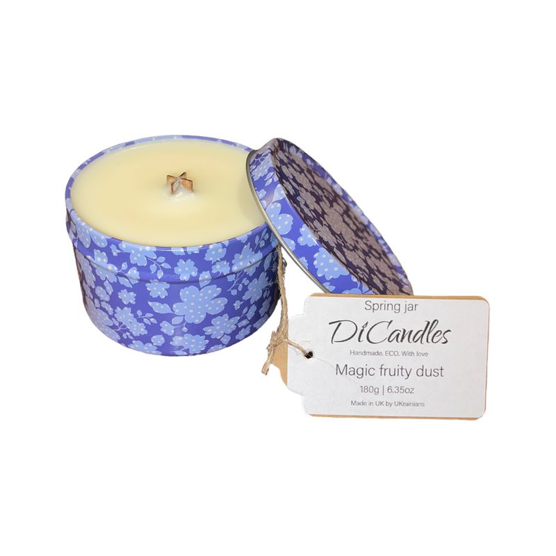 Spring jar - Scented candle, Magic fruity dust, 180g