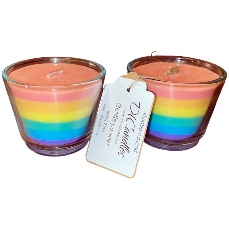 Rainbow mood - Scented candle, 100g