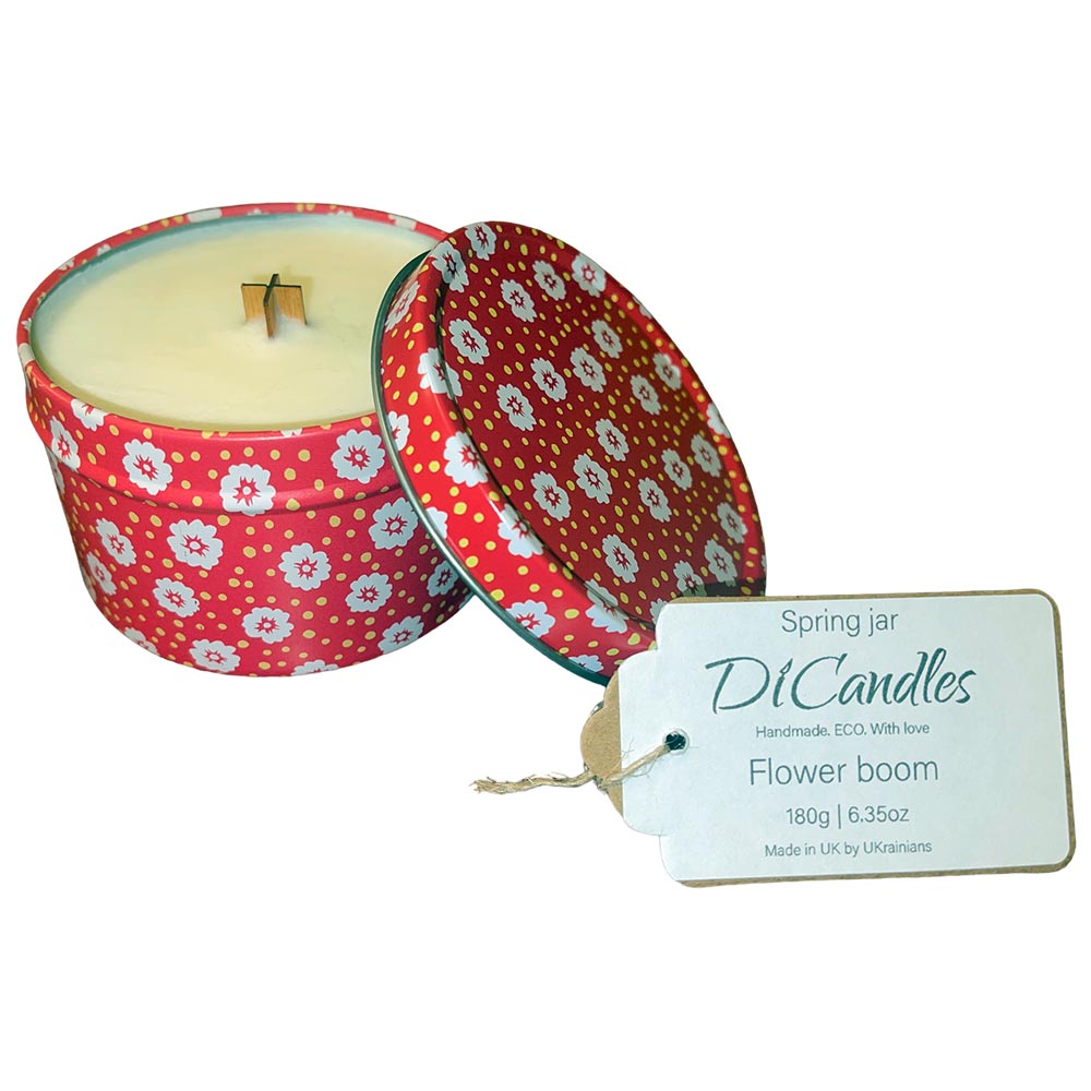 Spring jar - Scented candle, Flower boom, 180g