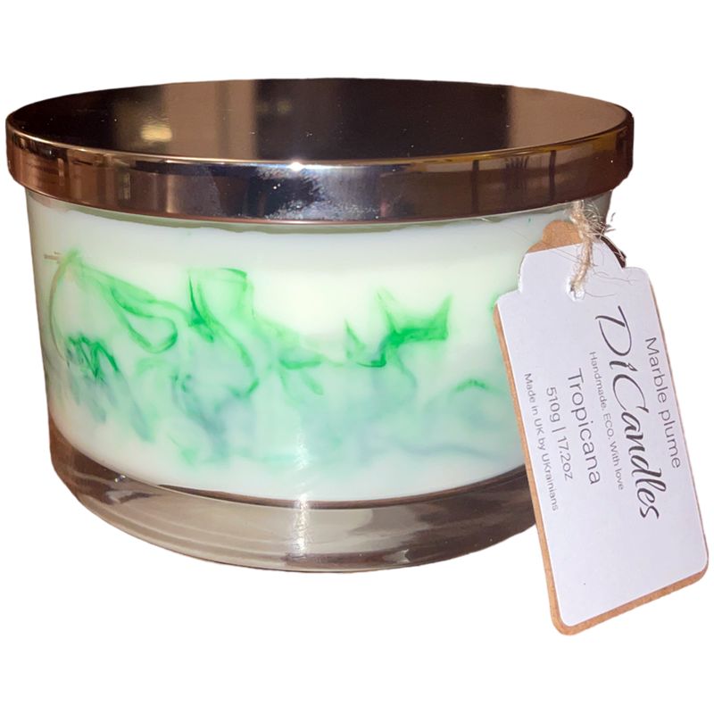 Marble plume - Scented candle, 510g