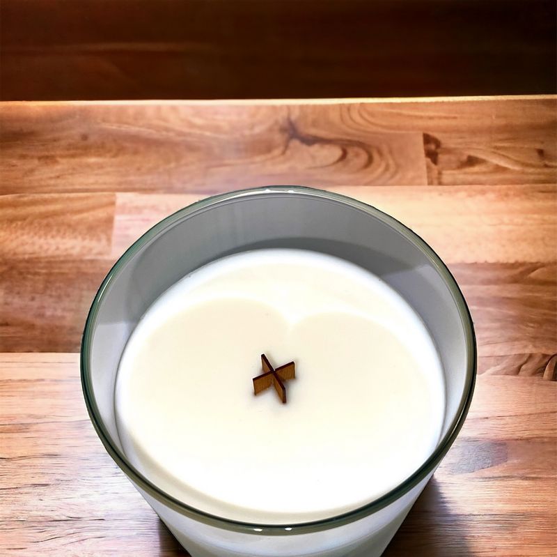 Marble plume - Scented candle, Relax lavender, 600g