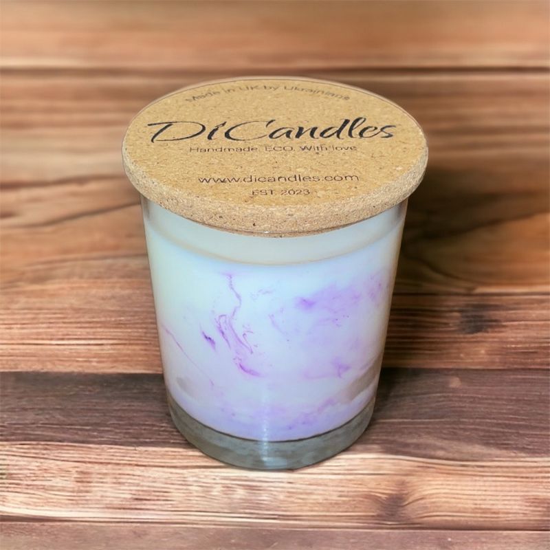 Marble plume - Scented candle, Relax lavender, 210g