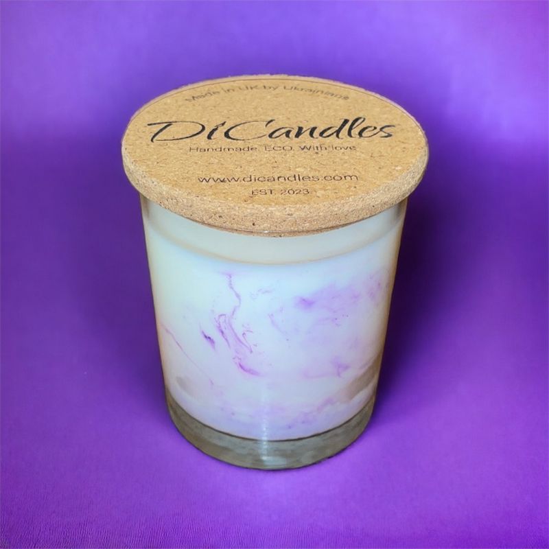 Marble plume - Scented candle, Relax lavender, 210g