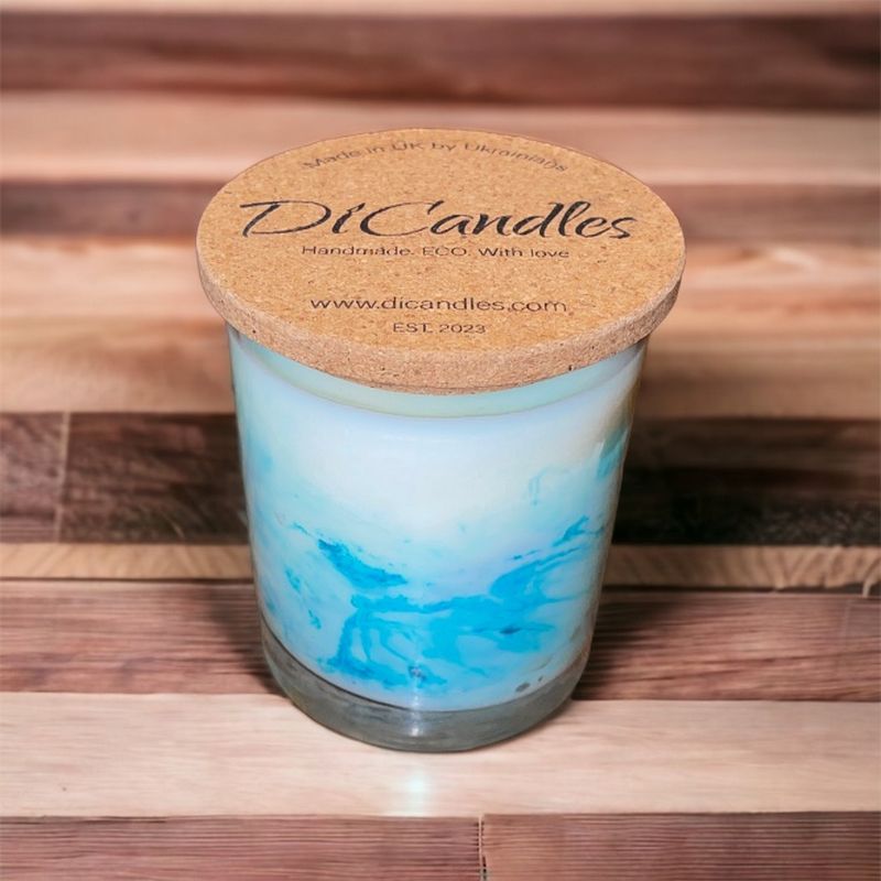 Мармуровий шлейф - Ароматична свічка, 100г