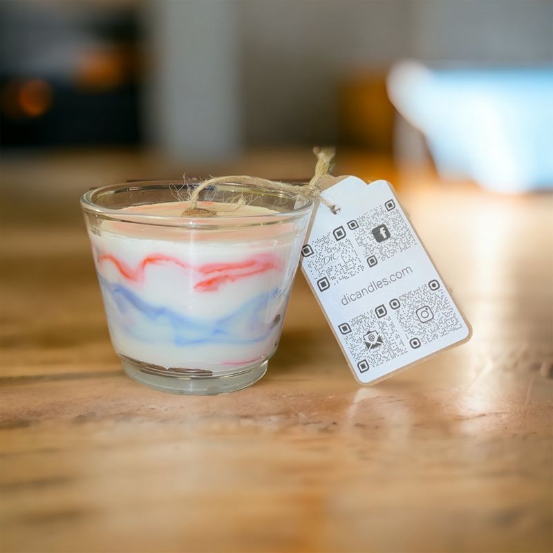 Marble plume - Scented candle, 100g