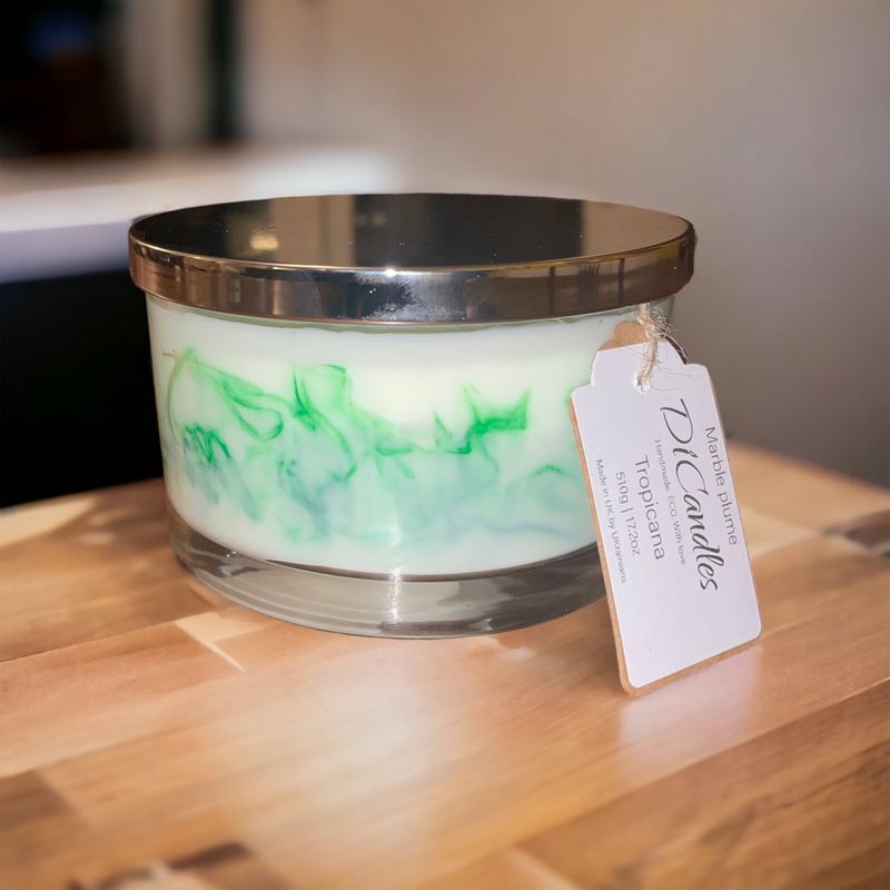 Marble plume - Scented candle, 510g