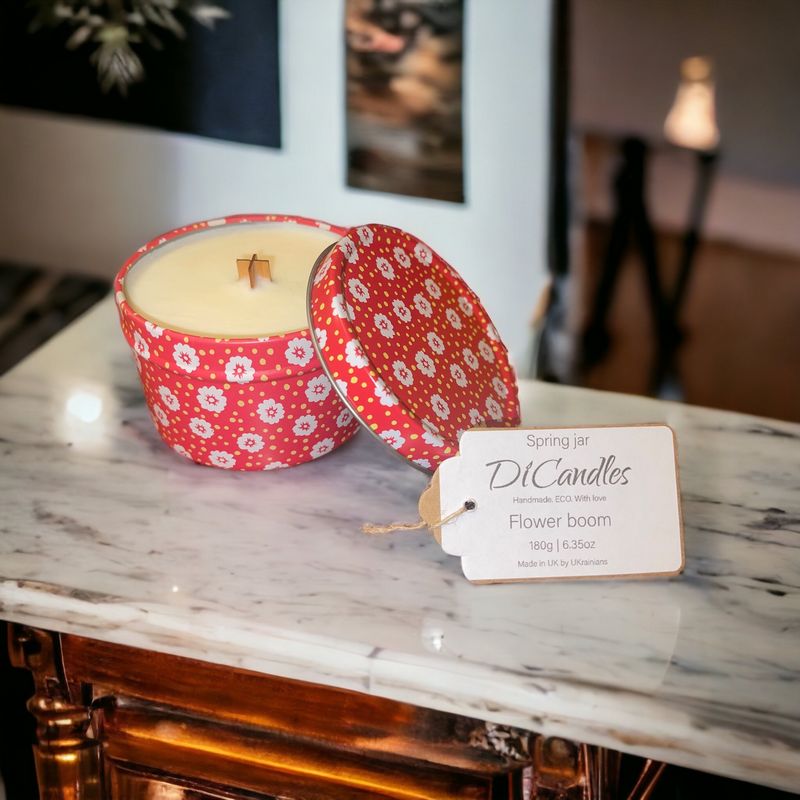 Spring jar - Scented candle, Flower boom, 180g