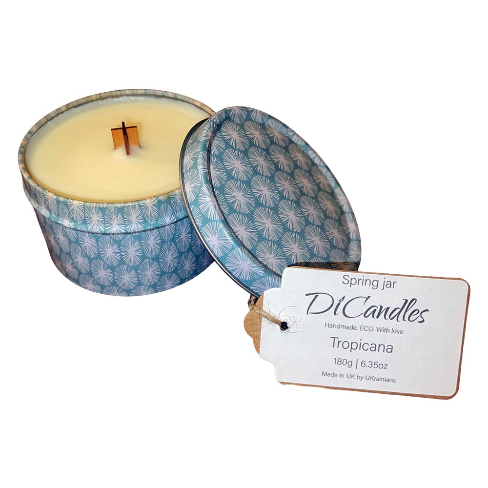 Spring jar - Scented candle, Tropicana, 180g