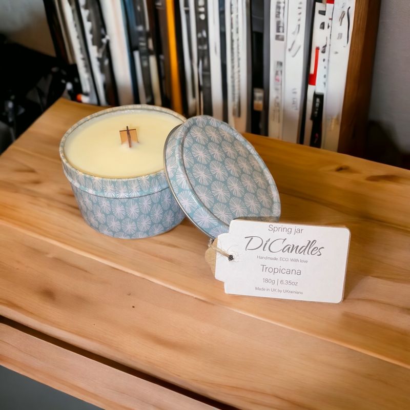 Spring jar - Scented candle, Tropicana, 180g